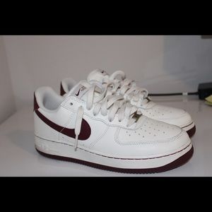Nike af1 craft 07 burgundy